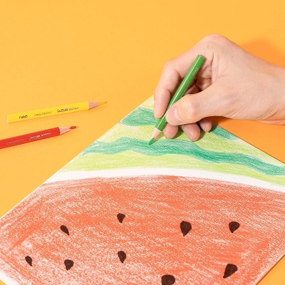 Карандаши цв. Deli EC139-12 Colorwow 3мм трехгран. 12цв. карт.кор. (12шт) 12 карандашей