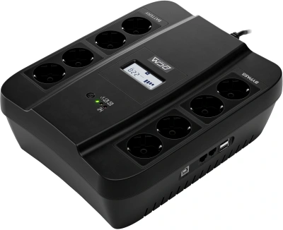 Источник бесперебойного питания Powercom Spider SPD1100EU 605Вт 1100ВА черный