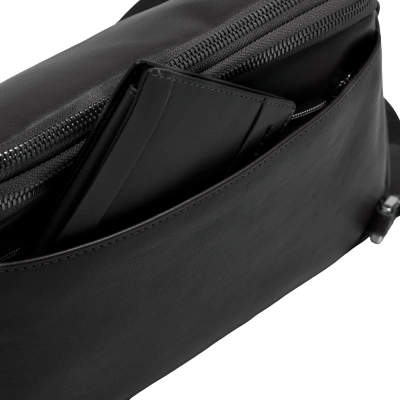 Сумка кросс-боди мужская Piquadro Victor CA7175W143/N черная натур.кожа