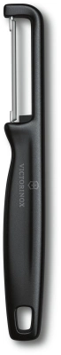 Овощечистка Victorinox Iotaс лезвием двухсторон. черный упак.:европодвес (6.0942.3)