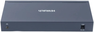 Коммутатор HiWatch DS-S1008GP (L2) 8x100Мбит/с 2x1Гбит/с 1SFP 8PoE 58W неуправляемый
