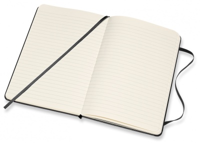Блокнот Moleskine CLASSIC QP050 Medium 115x180мм 208стр. линейка твердая обложка черный