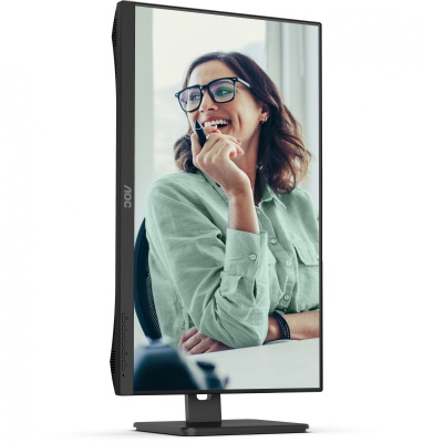 Монитор AOC 27" Pro Q27P3CV черный IPS LED 4ms 16:9 HDMI M/M матовая HAS Piv 1000:1 350cd 178гр/178гр 2560x1440 75Hz DP QHD USB 6.81кг