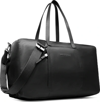 Сумка женская Piquadro Lyra BV6722W92T/N черная ткань/натур.кожа