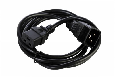 Шнур питания Rem R-16-Cord-C19-C20-3 C19-C20 проводник.:3x1.5мм2 3м 220В 16А (упак.:1шт) черный