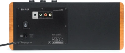 Колонки Edifier D12 2.0 дерево/черный 70Вт BT