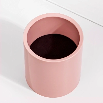 Стакан для канцелярских принадлежностей Deli ENS023 PINK Nusign круглая 83x95мм пластик розовый