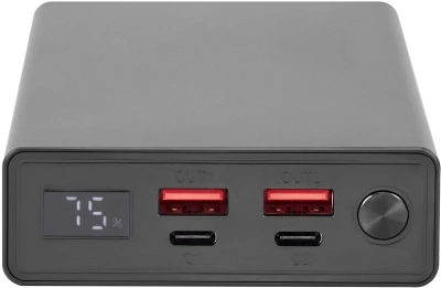 Мобильный аккумулятор Digma DGPD100WA 20000mAh QC3.0/PD3.0 100W 5A 2xUSB-A/2xUSB-C черный (DGPD20A100ABK)