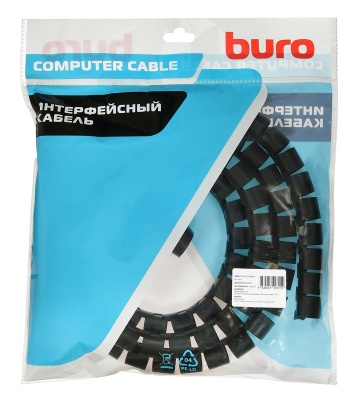 Кабельный органайзер Buro BHP CG252B Spiral Hose 25x2000mm Black