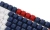Клавиатура A4Tech S98 Sports механическая синий/белый USB for gamer LED (S98 SPORTS NAVY BLMS RED PLUS) кабель 1.8м