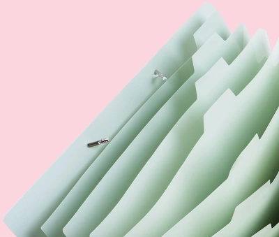 Папка-портфель Deli Colorful EF615 на резинке 8 отдел. A4 полипропилен ассорти