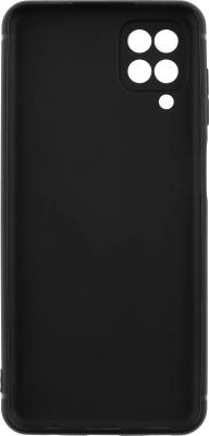 Чехол (клип-кейс) BoraSCO для Samsung Galaxy A12 Silicone Case черный (39790)