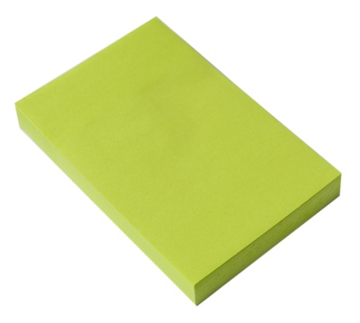 Блок самоклеящийся бумажный Silwerhof 682160-06 51x76мм 100лист. 75г/м2 неон зеленый