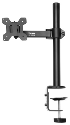 Кронштейн для мониторов ЖК Buro BU-M051-M черный 17"-32" макс.8кг крепление к столешнице поворот и наклон