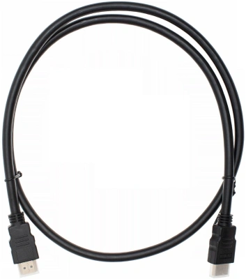 Кабель аудио-видео Cactus CS-HDMI.1.4-1 HDMI (m)/HDMI (m) 1м. позолоч.конт. черный