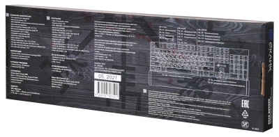 Клавиатура Оклик 935G RAGNAR механическая черный USB Multimedia for gamer LED (подставка для запястий) (1460068) кабель 1.2м
