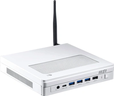Неттоп MSI Pro DP10 A14MG-010BRU i7 14700 (2.1) UHDG 770 без ОС 2x2.5GbitEth WiFi BT 120W белый (936-B21012-010)