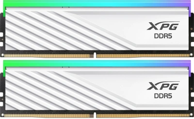 Память DDR5 2x16GB 6400MHz A-Data AX5U6400C3216G-DTLABRWH XPG Lancer Blade RGB RTL Gaming PC5-51200 CL32 DIMM UDIMM ECC 288-pin 1.4В kit dual rank с радиатором Ret