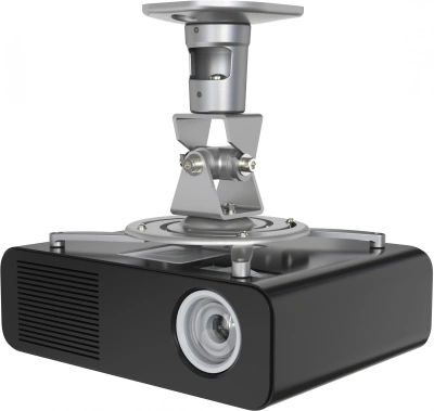 Кронштейн для проектора Cactus CS-VM-PR01-AL серебристый макс.10кг потолочный поворот и наклон