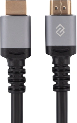Кабель аудио-видео Digma D-HDMI-V2.0-2M HDMI (m)/HDMI (m) 2м. позолоч.конт. черный