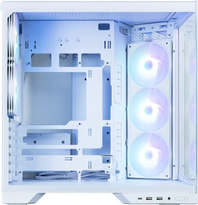 Корпус Zalman D50 белый без БП ATX 6x120mm 4x140mm 2xUSB3.0 audio bott PSU