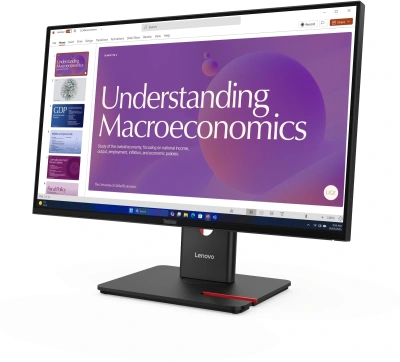 Монитор Lenovo 23.8" ThinkVision T24d-40 черный IPS LED 16:9 HDMI M/M матовая HAS Piv 250cd 178гр/178гр 1920x1080 120Hz DP FHD USB 5.6кг