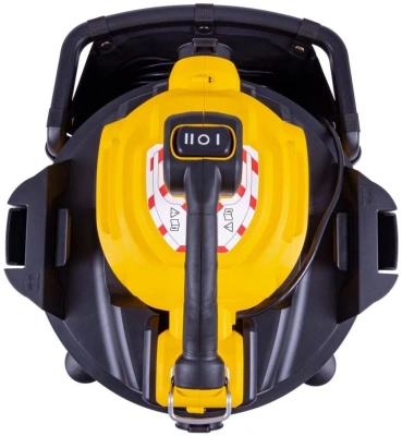 Строительный пылесос DeWalt DXV234P 1080Вт (уборка: сухая/влажная/выдув/сбор воды) желтый
