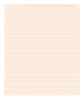 Папка на 2-х кольцах Бюрократ ДеЛюкс DL0740/2MILK A4 пластик 0.7мм кор.32мм молочный