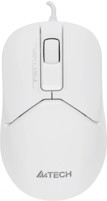 Мышь A4Tech Fstyler FM12S белый оптическая 1200dpi silent USB 3but (FM12S WHITE)
