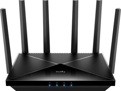 Роутер беспроводной Cudy WR6500H BE6500 100/1000/2500BASE-T черный