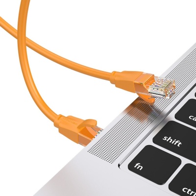 Патч-корд Vention IBEOH 1Гбит/с UTP 4 пары cat.6 CCA 2м оранжевый RJ-45 (m)-RJ-45 (m)