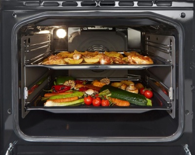 Плита Электрическая Gorenje GECS5C70WA белый/черный стеклокерамика (без крышки)