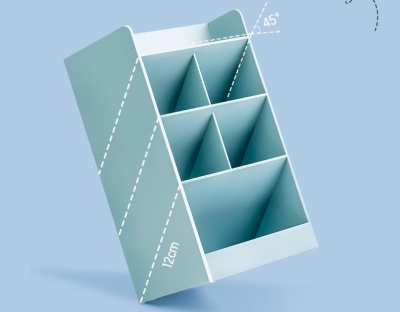 Органайзер настольный Deli 8939GREEN 120х91х205мм зеленый пластик