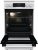 Плита Электрическая Gorenje GECS5C70WA белый/черный стеклокерамика (без крышки)