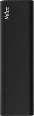 Накопитель SSD Netac USB-C 2TB NT01ZSLIM-002T-32BK Z Slim черный