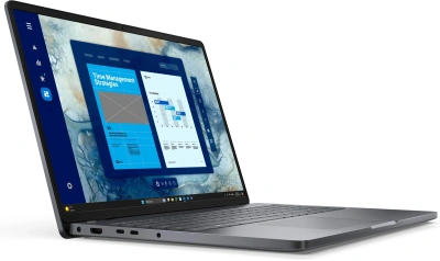 Ноутбук Dell Pro 16 PC16250 Core Ultra 7 255U 16Gb SSD1Tb Intel Graphics 16" IPS FHD+ (1920x1200) Linux grey WiFi BT Cam (PRO16-7613)
