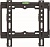 Кронштейн для телевизора Buro FX1S черный 15"-48" макс.25кг настенный фиксированный