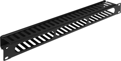 Кабельный органайзер горизонтальный Lanmaster TWT-ORG/CV24-1U односторонний пальцы 1U шир.:19"