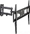 Кронштейн для телевизора Hama R1 118157 черный 37"-75" макс.30кг настенный поворотно-выдвижной и наклонный