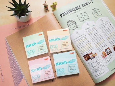 Блок самоклеящийся бумажный Stick`n ECO 21746 76x76мм 100лист. 60г/м2 пастель розовый