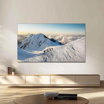 Телевизор QLED TCL 75" 75P8L (2026) Premium черный 4K Ultra HD 144Hz MEMC DVB-T DVB-T2 DVB-C DVB-S DVB-S2 USB WiFi Smart TV