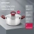 Кастрюля Rondell Heidi RDS-1114 4.8л. d=24см (с крышкой) стальной