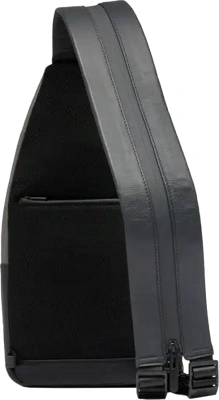 Рюкзак слинг мужской Piquadro Urban CA6540UB00/NGR черный/серый натур.кожа