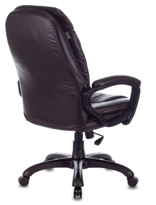 Кресло руководителя Бюрократ CH-868N темно-коричневый NE-15 экокожа крестов. пластик