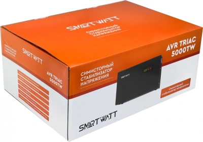 Стабилизатор напряжения Smartwatt AVR Triac 5000TW 5000ВА черный