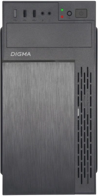 Корпус Digma DCC-MN301 черный без БП mATX 1x80mm 2x120mm 1xUSB2.0 1xUSB3.0 audio