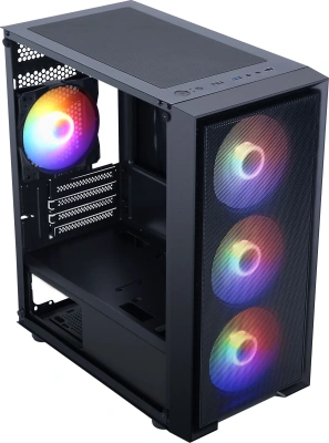 Корпус Accord ACC-M203 черный без БП mATX 2xUSB2.0 1xUSB3.0 audio bott PSU
