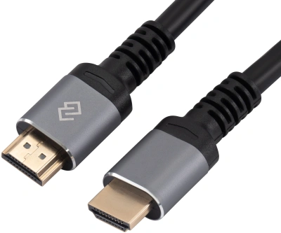 Кабель аудио-видео Digma D-HDMI-V2.0-2M HDMI (m)/HDMI (m) 2м. позолоч.конт. черный