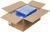 Портфель Бюрократ -BPP01BLUE 1 отдел. A4 пластик 0.7мм синий
