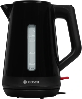 Чайник электрический Bosch TWK1M123 1.7л. 2400Вт черный корпус: пластик